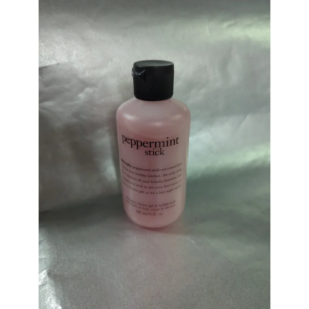 Philosophy Peppermint stick Shower gel bubble bath shampoo 6 fl oz NEW